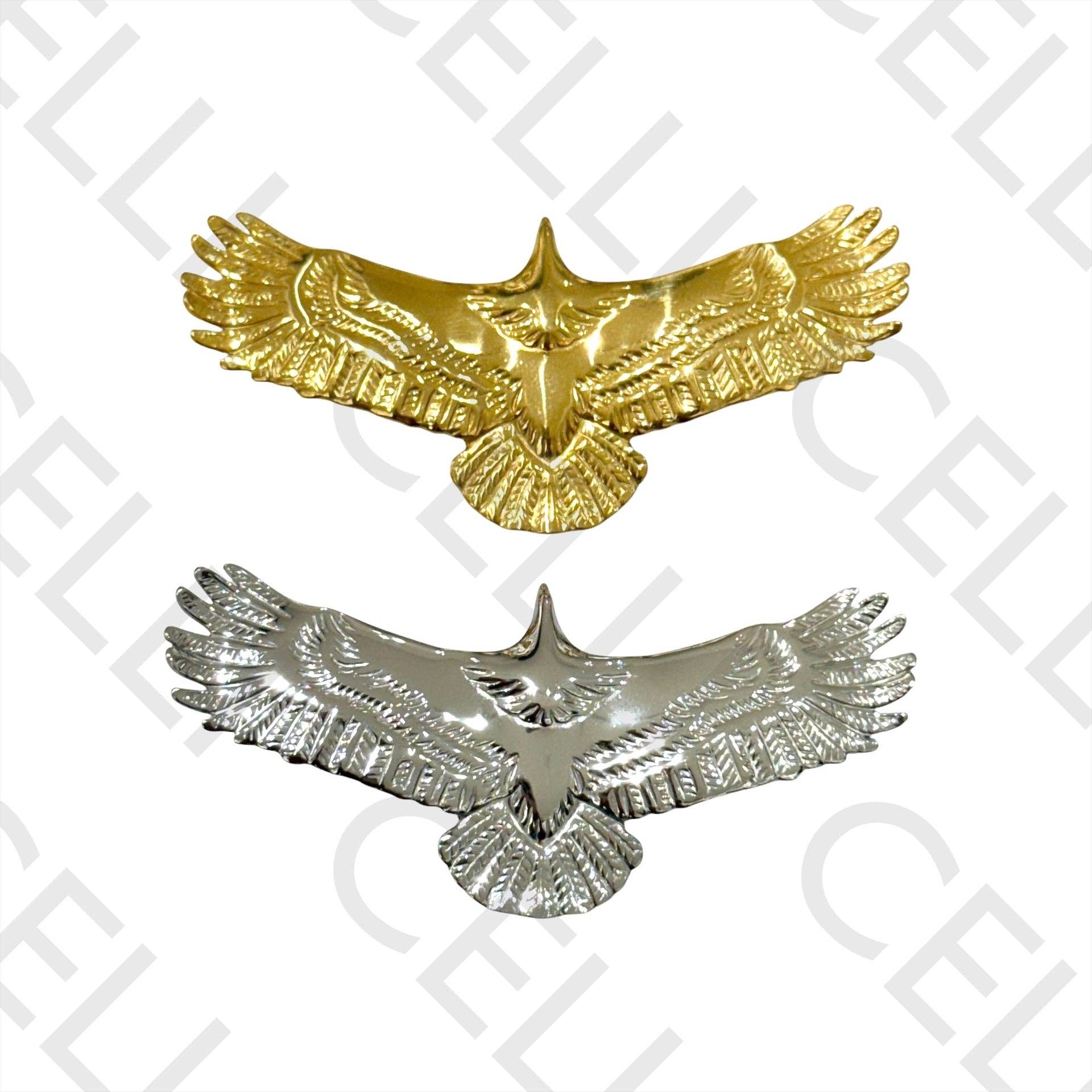 Celli Biju - Wholesale Pendant/Charm Necklace - Steel Medal - eagle3