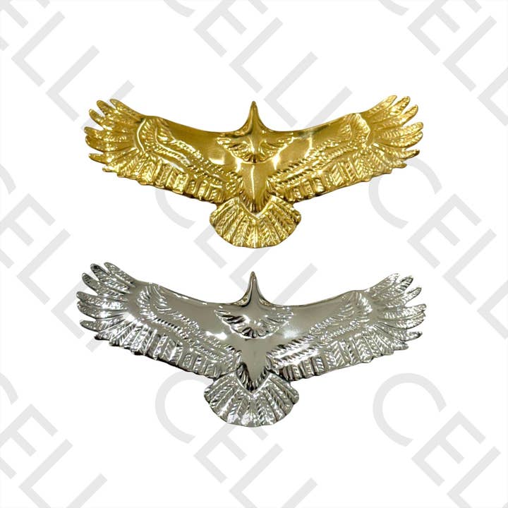 Steel Medal - eagle for wholesale by Celli Biju