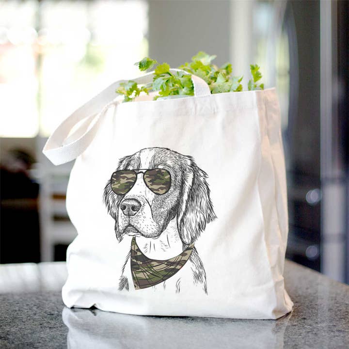 Beige Roxy the Welsh Springer Spaniel - Tote Bag for wholesale on Faire10