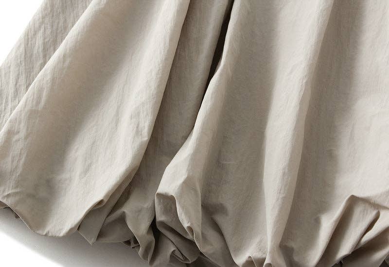 VividLux - Wholesale Skirt - Women's - High Waist Paperbag Lantern Skirt – Women's Midi Skirt9