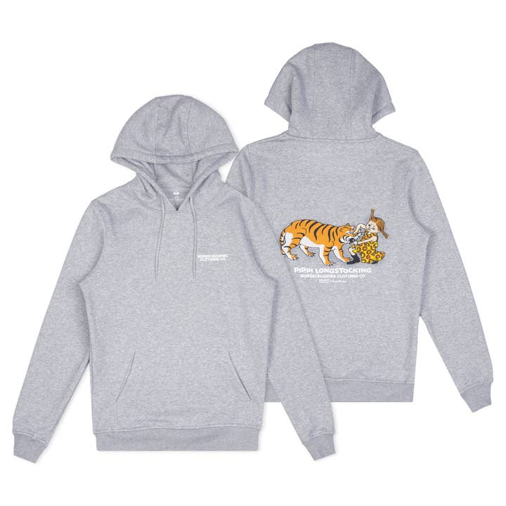 Pippi en de Tijger Hoodie voor wholesale door Nordicbuddies