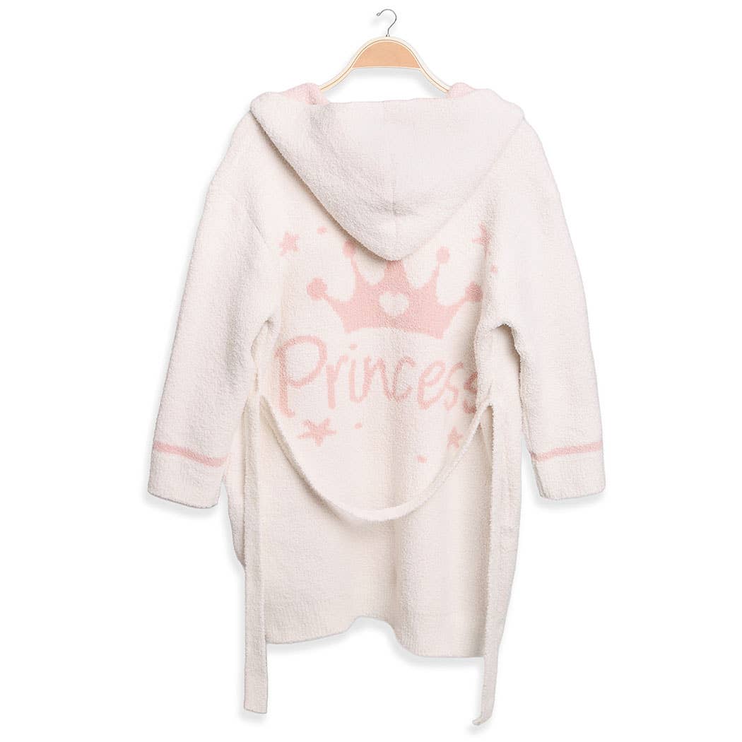 Fashion City - Wholesale Robe - Kids - Children's Multi Print Luxury Soft Hooded Robe8