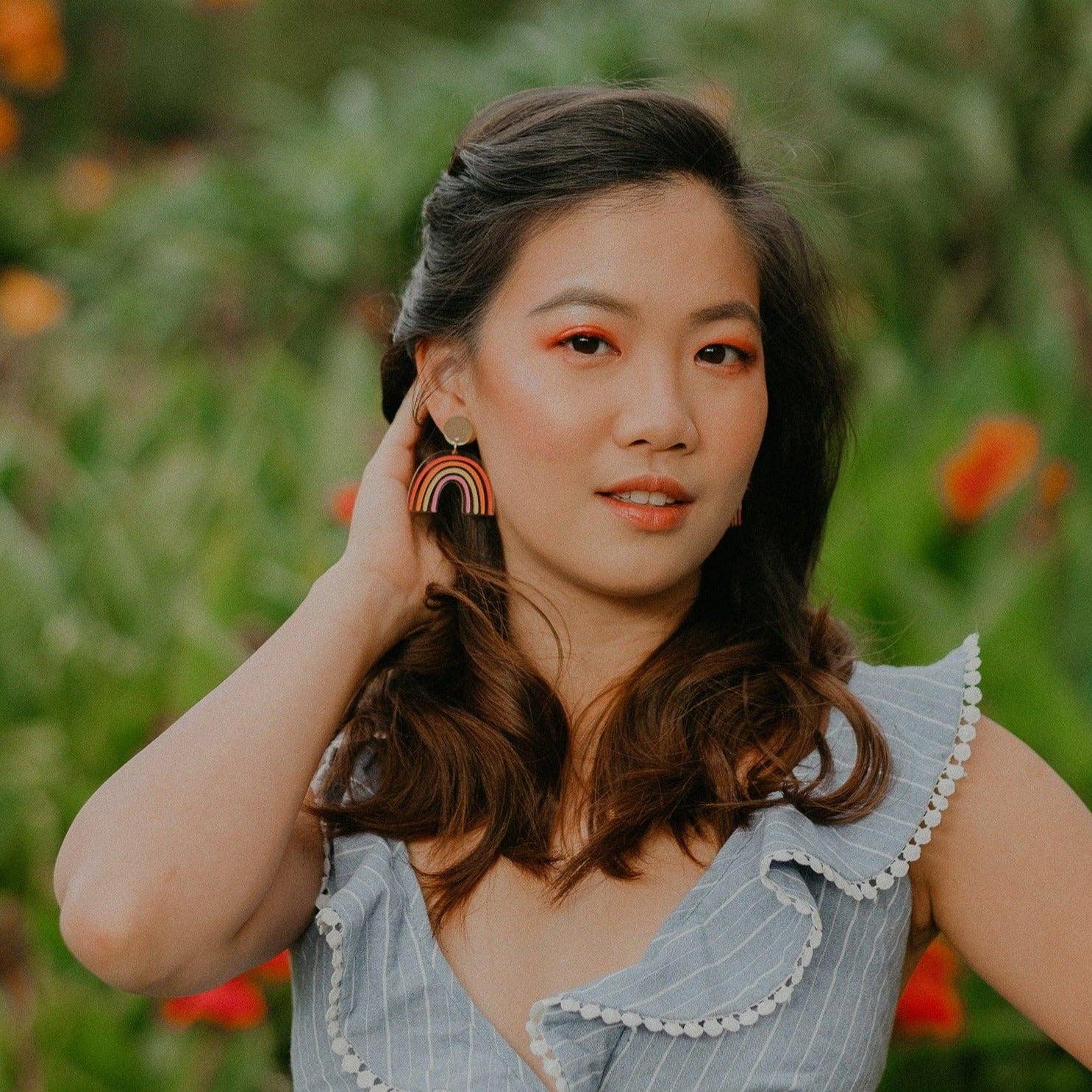 Sleepy Mountain - Wholesale Dangle Earrings - Rainbow Dangle Earrings7