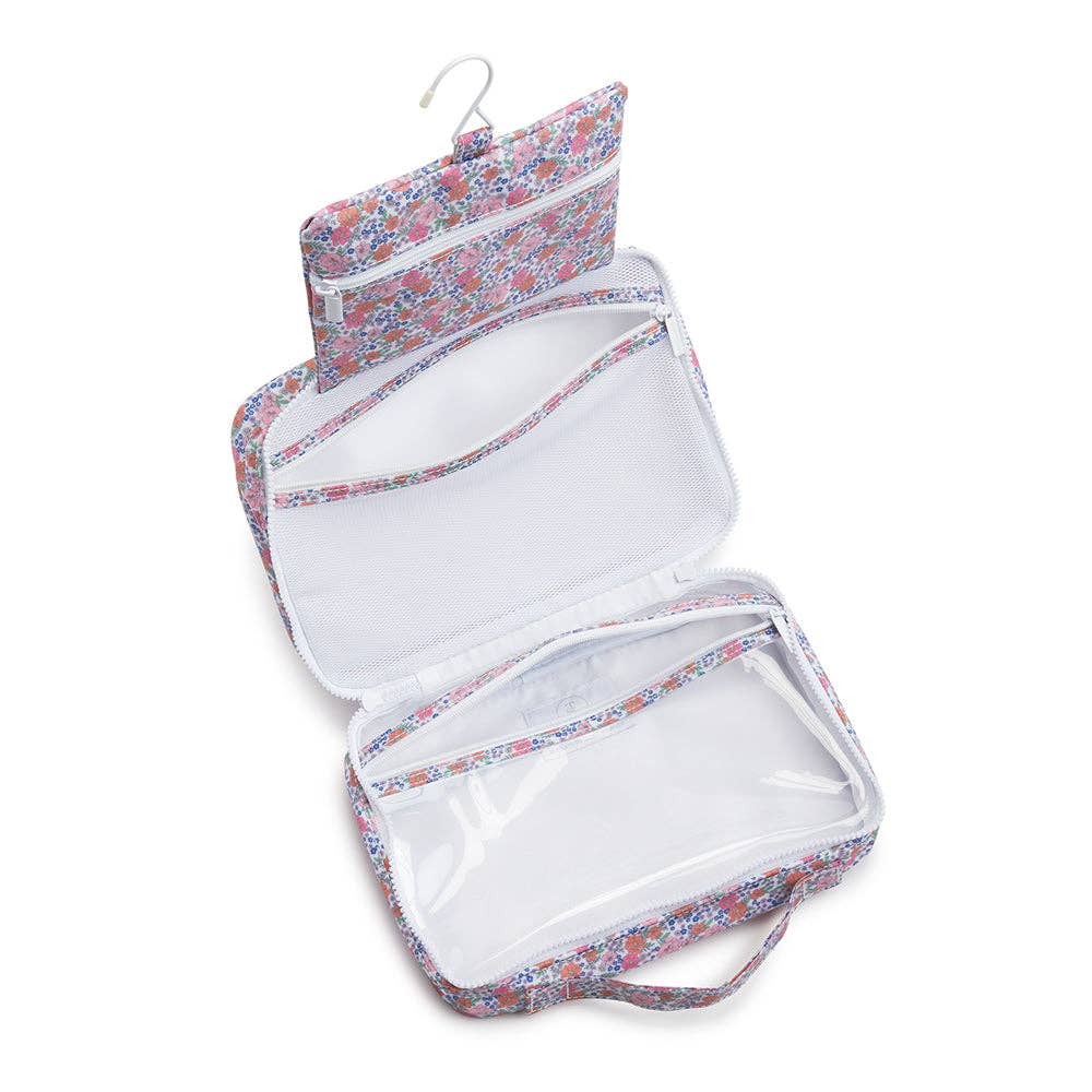 TRVL Design - Wholesale Toiletry Bag - Women's - BUNDLE UP2 Hanging Toiletry Bag - GARDEN FLORAL2