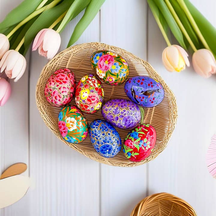 Honest love our planet - Wholesale Easter Card - 3-inch Easter Decor Eggs Collection - Assorted