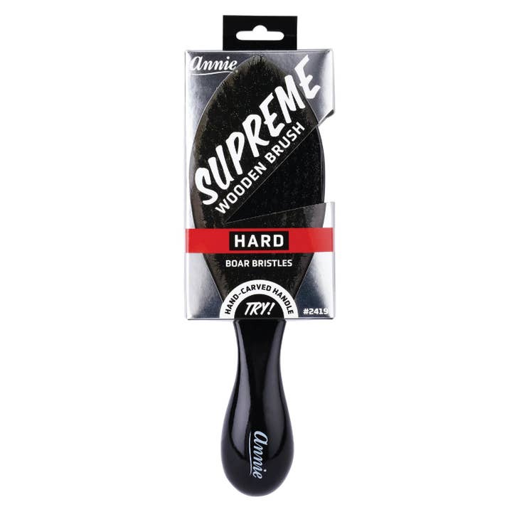 Annie International, Inc. - Wholesale Hair Brush/Comb - Annie Supreme Wave Brush Hard Boar Bristles