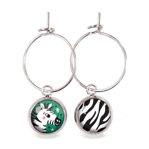 Zebra Infantil Nomade /Stripes Crioulos - Prata por atacado de Les Minis d'Emilie Fiala