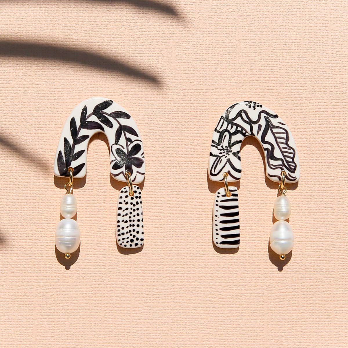 Kingston Jewellery - Wholesale Dangle earrings - Painted Shapes