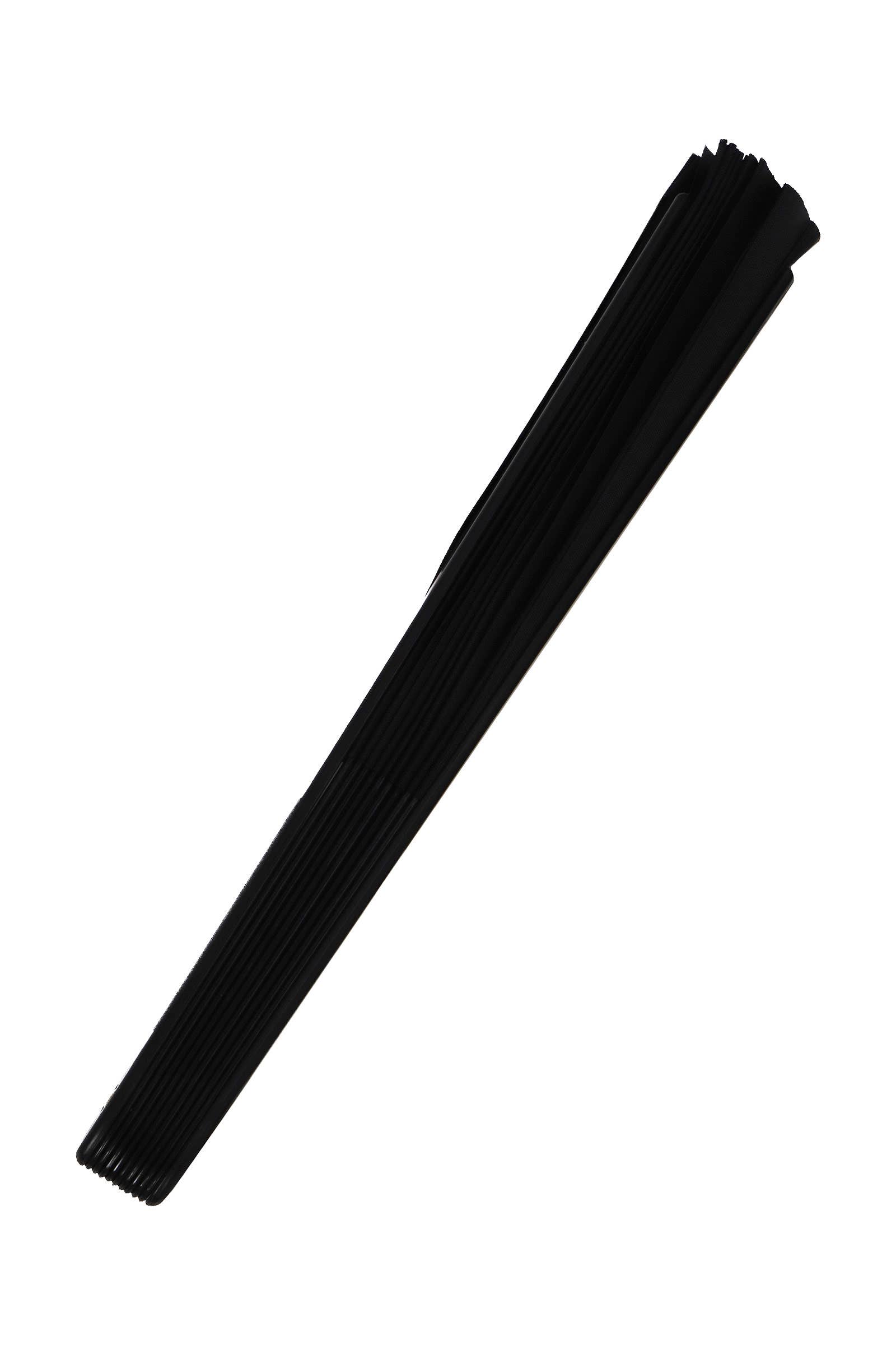 SCHWARZ Großer schwarzer Line Dance Faltfächer - 33 cm für den Großhandel auf Faire3