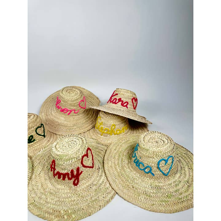 Mikwi - Wholesale Straw Hat - Women's - Personalised Straw hat - DECORATIVE STRAW HAT - Moroccan hat2