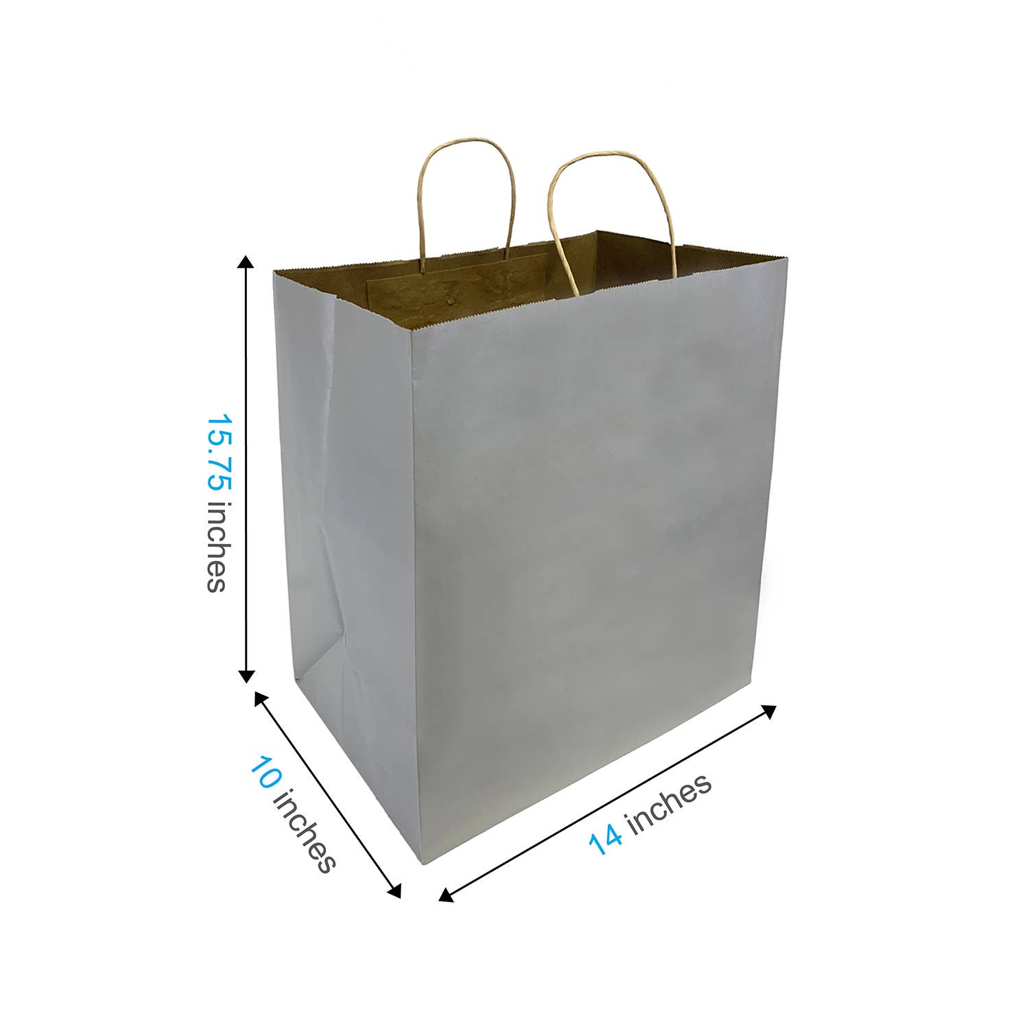 Kis Paper - Wholesale Gift Bag - Super Royal 14x10x15.75 inches Color Paper Bag Twist Handle4