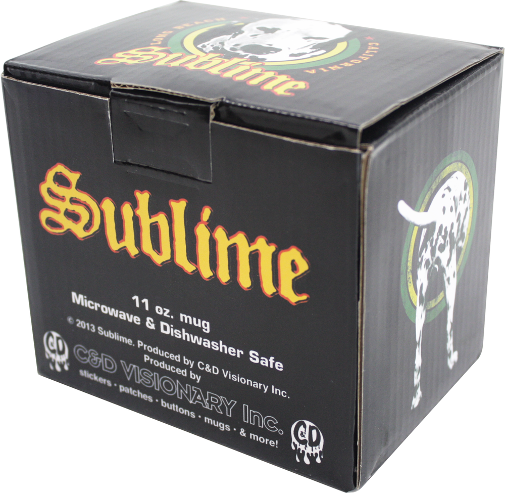 Square Deal Recordings & Supplies - Wholesale Coffee Mug - Coffee Cup - Sublime - Long Beach, CA With Lou Dog Portrait2