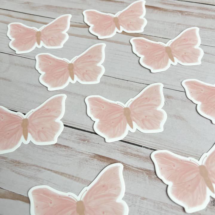 swaygirls - Wholesale Sticker - Pink Butterfly Sticker | Stanley sticker | Vinyl decal5
