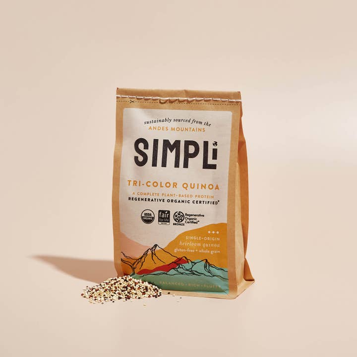 SIMPLi - Wholesale Whole Grains - SIMPLi Regenerative Organic Certified® Tri-Color Quinoa