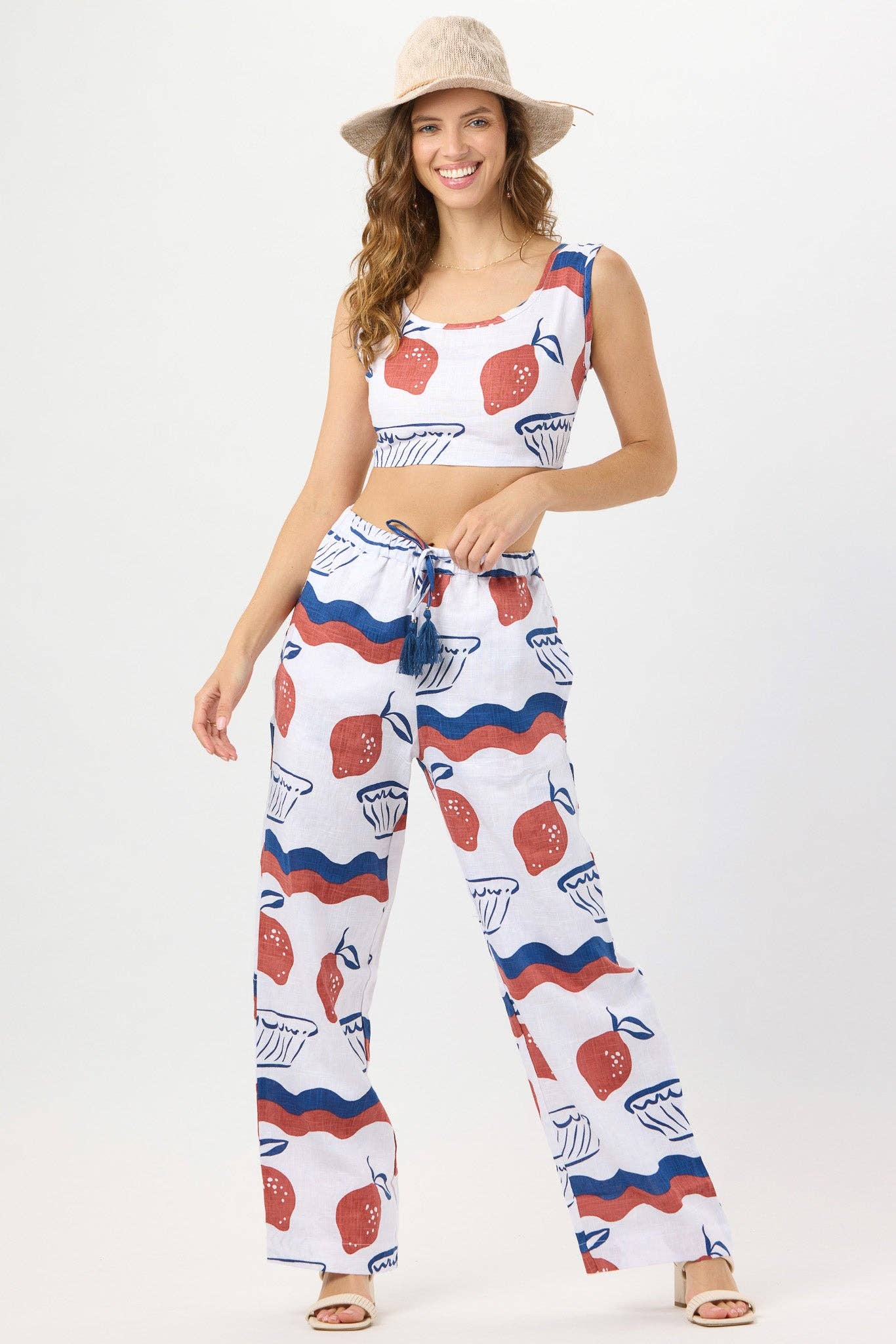 Amalfi Rust Crete Pant for wholesale on Faire3