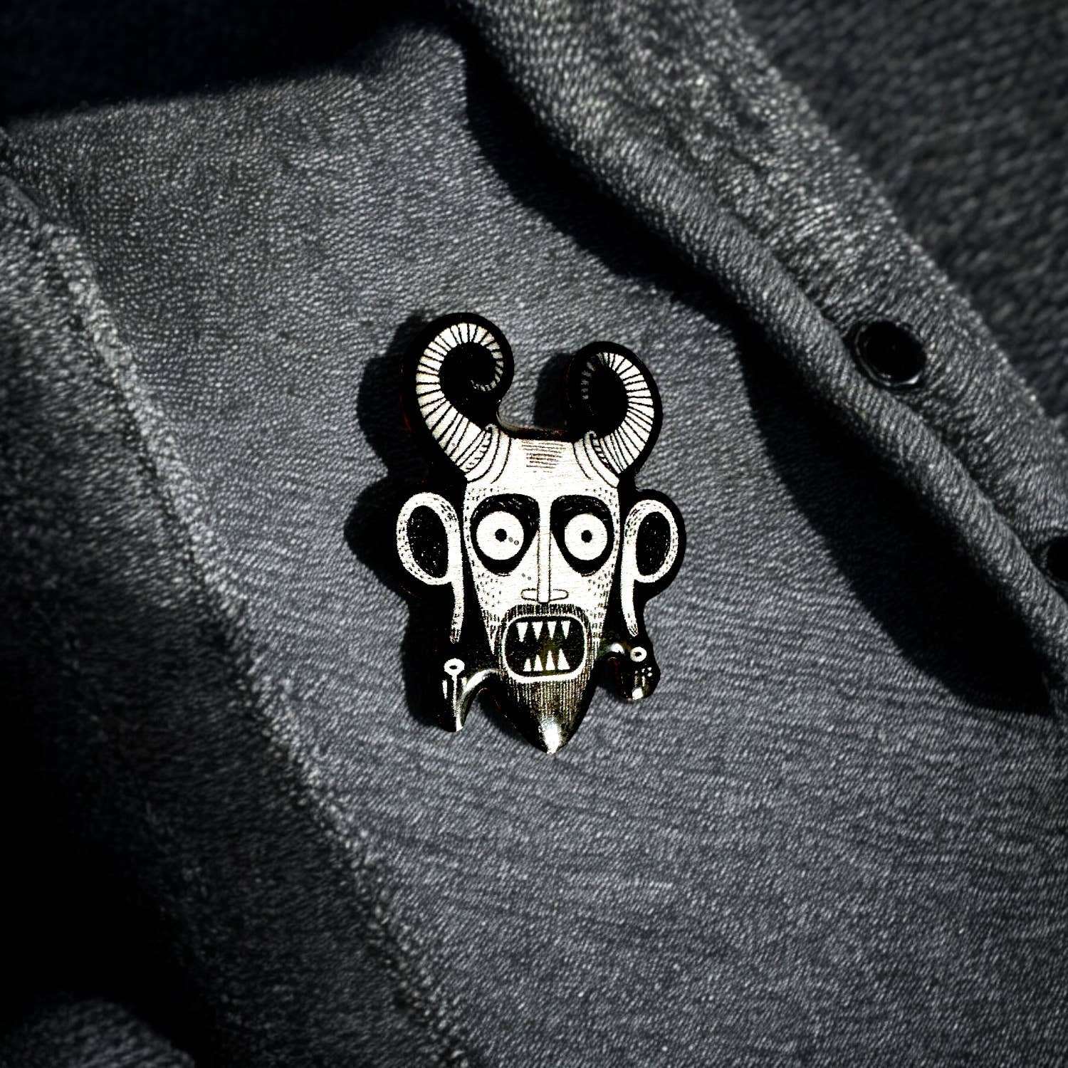 The Enamel Pin Factory – wholesale Lapel pin/button – Demon 2 - Eco Enamel Pin Badge0
