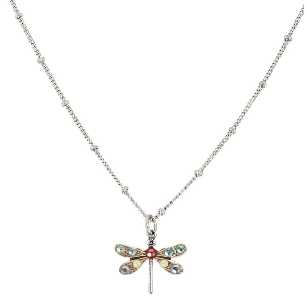 Baked Beads - Wholesale Pendant/Charm Necklace - Crystal Dragonfly Necklace4