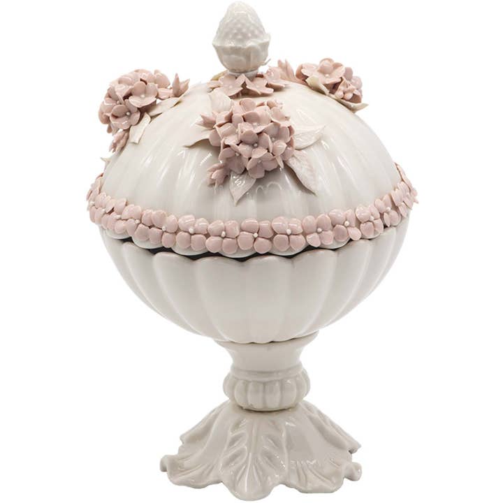 Handmade centerpiece in Fine Porcelain in Italy for wholesale by REAL FABBRICA DI CAPODIMONTE S.r.l.