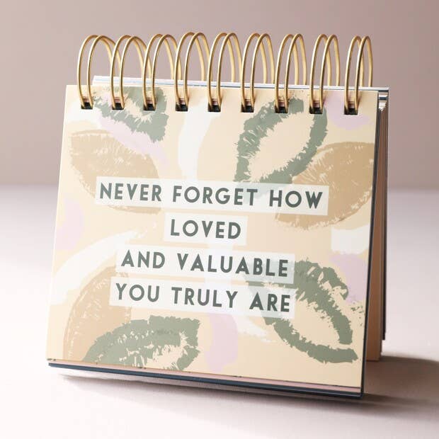 Lisa Angel - Wholesale Notepad - Floral Weekly Positivity Flip Chart