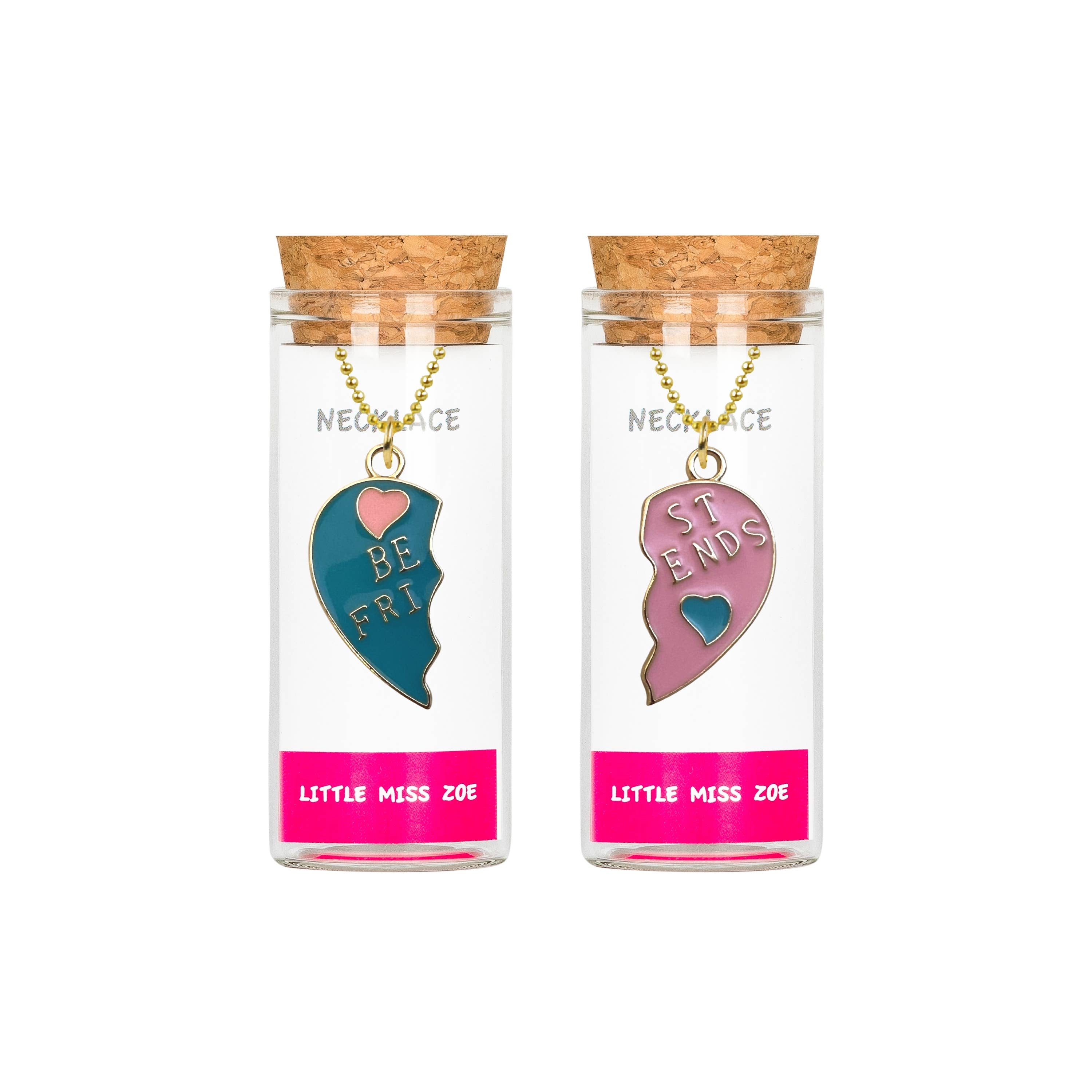 Little Miss Zoe - Wholesale Kids Necklace - Kids - Kids Charm Necklace in a glass bottle89