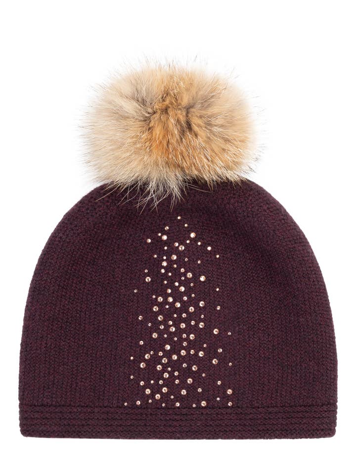 Bonnet réversible Cascade Mountain avec strass - Femme pour la vente par BRUME