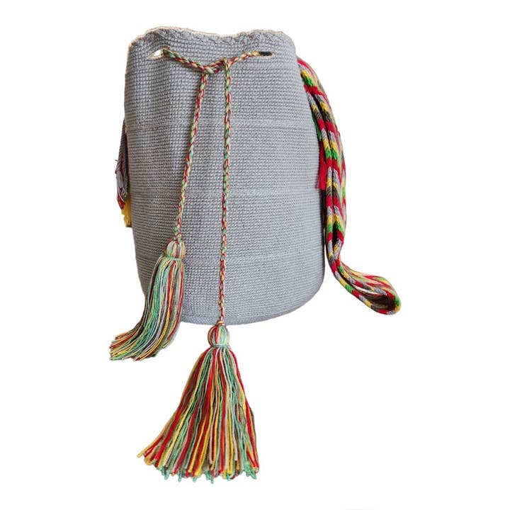 Boutique Femade ® - Wholesale Tote Bag - Women's - Gray Wayuu Bag