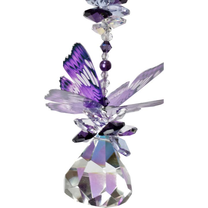 Gifts N Crystals - Wholesale Suncatcher - Butterfly Suncatcher gifts, medium size diamond crystals 15
