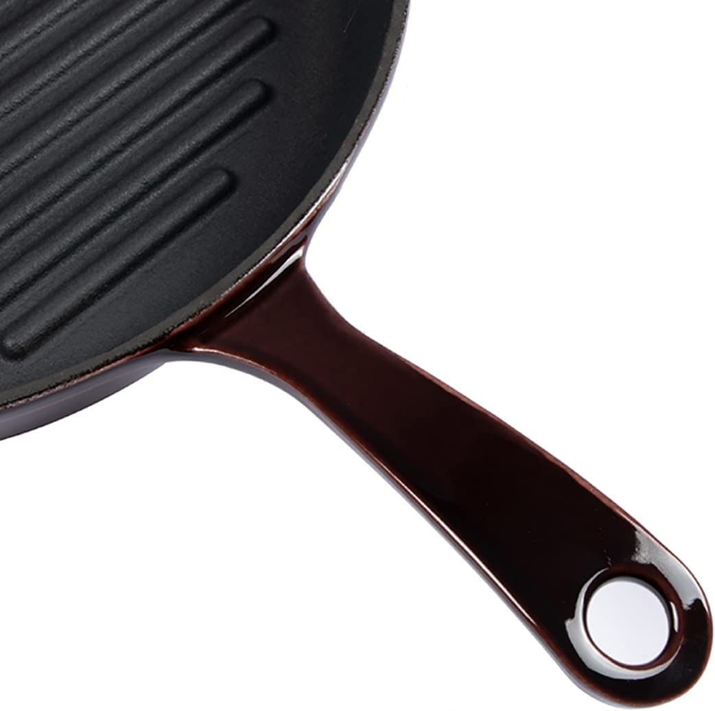 Biggbrands - Vente Poêles en fonte - Poêle à griller LAVA Premium en fonte 28 cm3