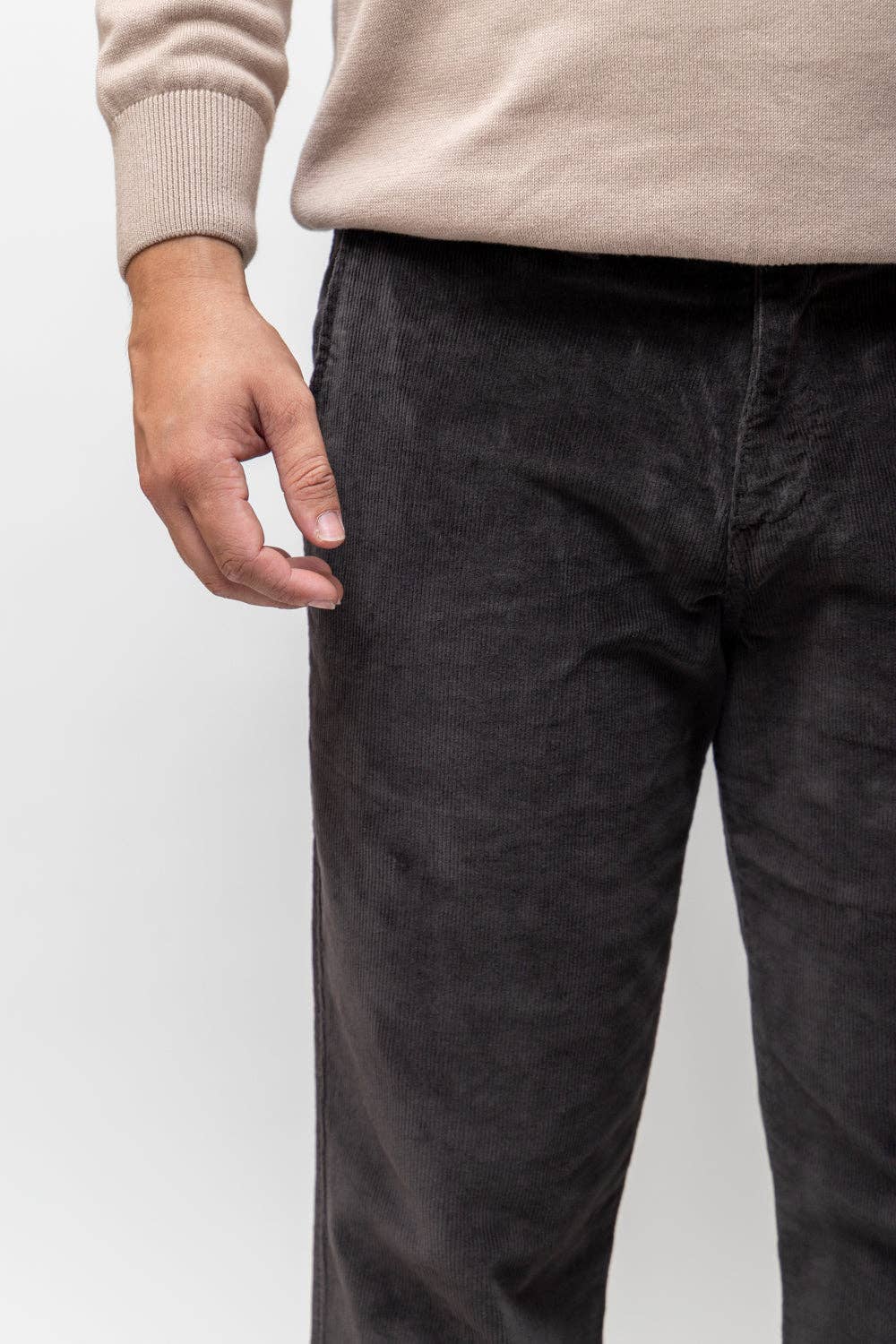 Custi Mikelo: Made in Spain - Wholesale Pants - Men's - Chocolate Brown Corduroy Pants3