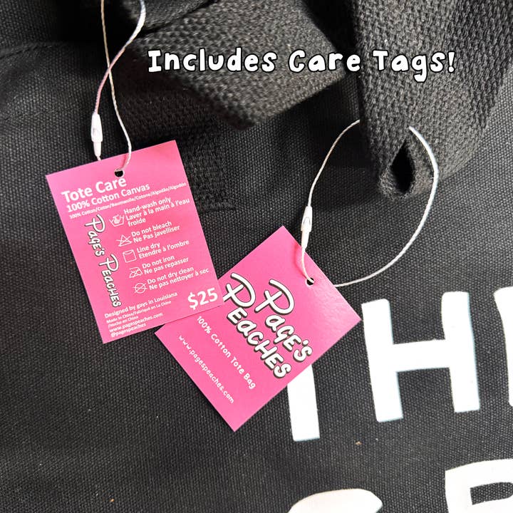 Page's Peaches - Wholesale Tote bag – Women's - Lobotomy Tote Bag With Laptop and Water Bottle Pocket1