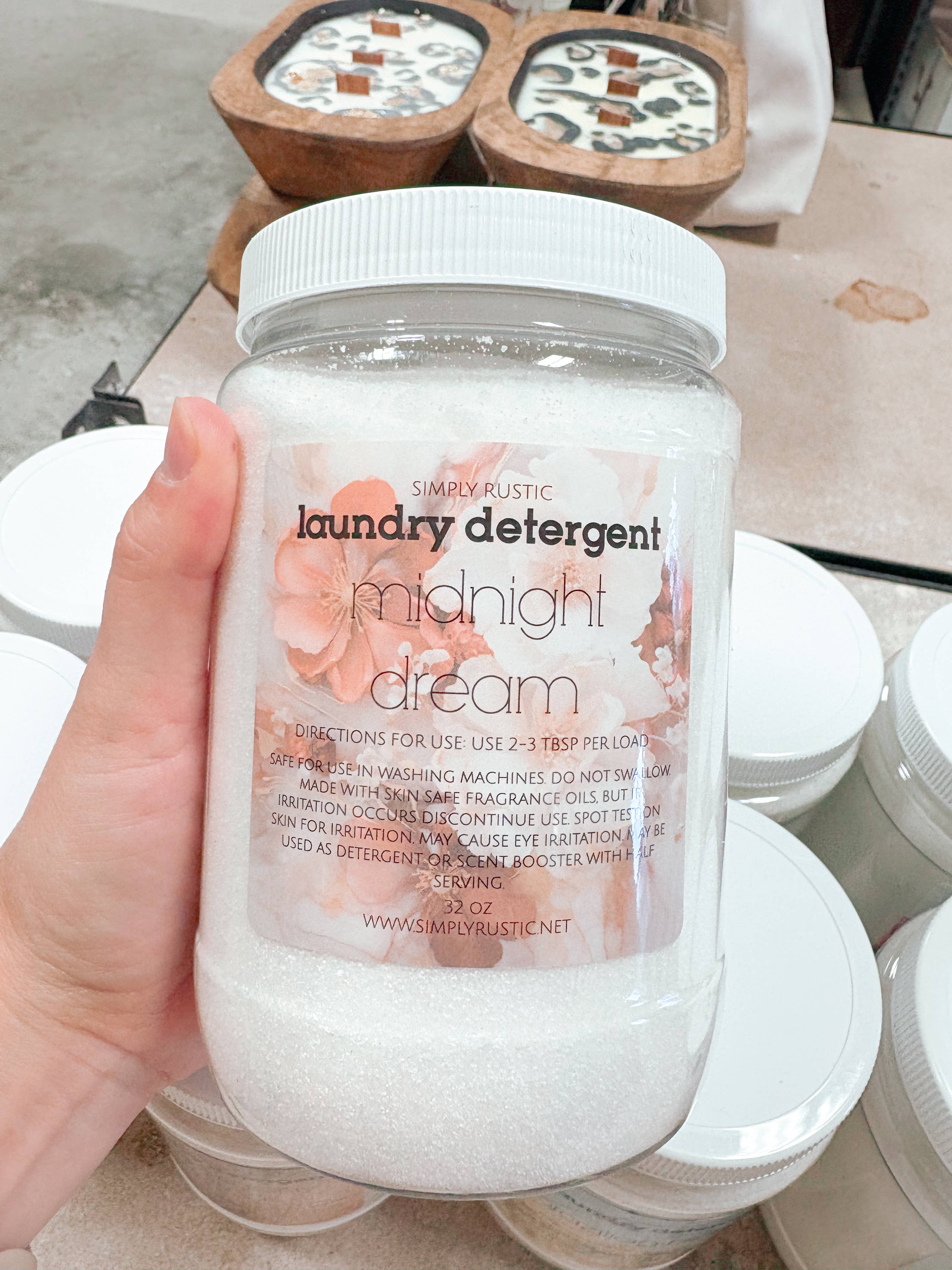 Simply Rustic - Wholesale Laundry Detergent Powder/Pods - Laundry Detergent 32oz3