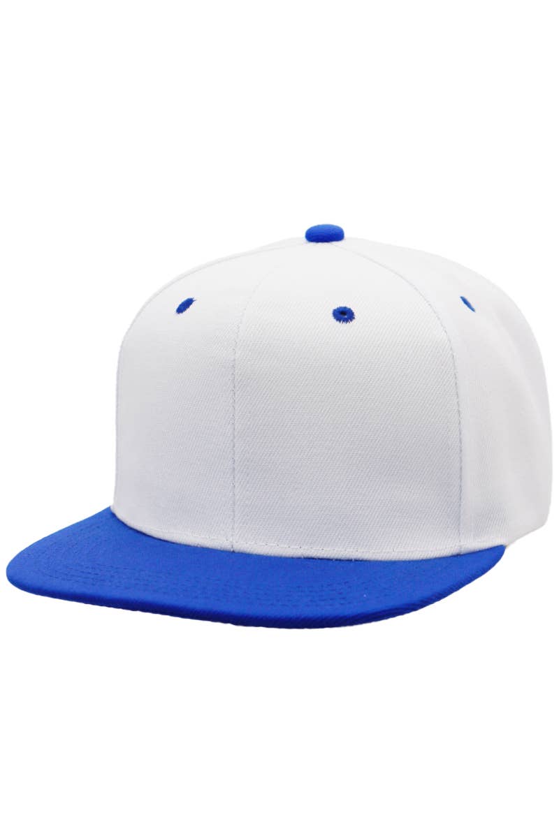 Cap Zone - Wholesale Flat Brim Cap - Unisex - Two Tone Twill Snap Back Flat Bill Cap10