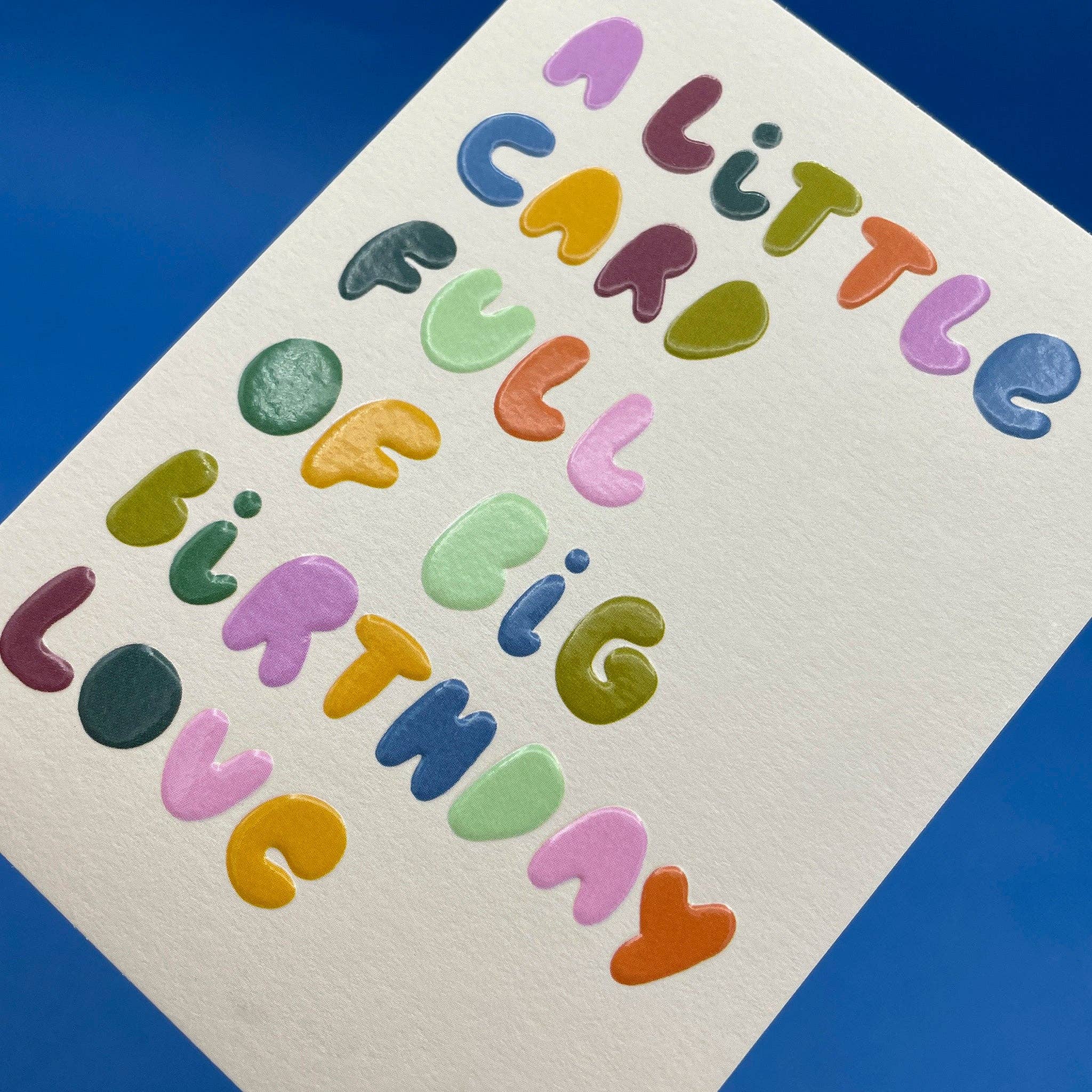 Raspberry Blossom - Vente Cartes d'anniversaire - Petite carte pleine d'un grand amour d'anniversaire (LIJ04)1