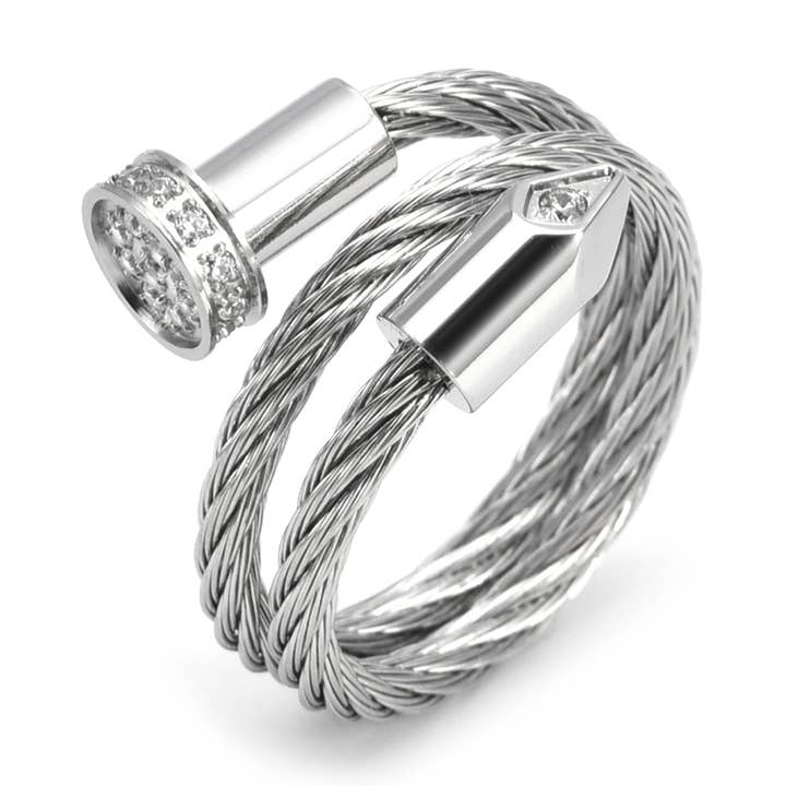 Anneau réglable pour câble à pointe pavée RG115W B.Tiff pour la vente par B.Tiff