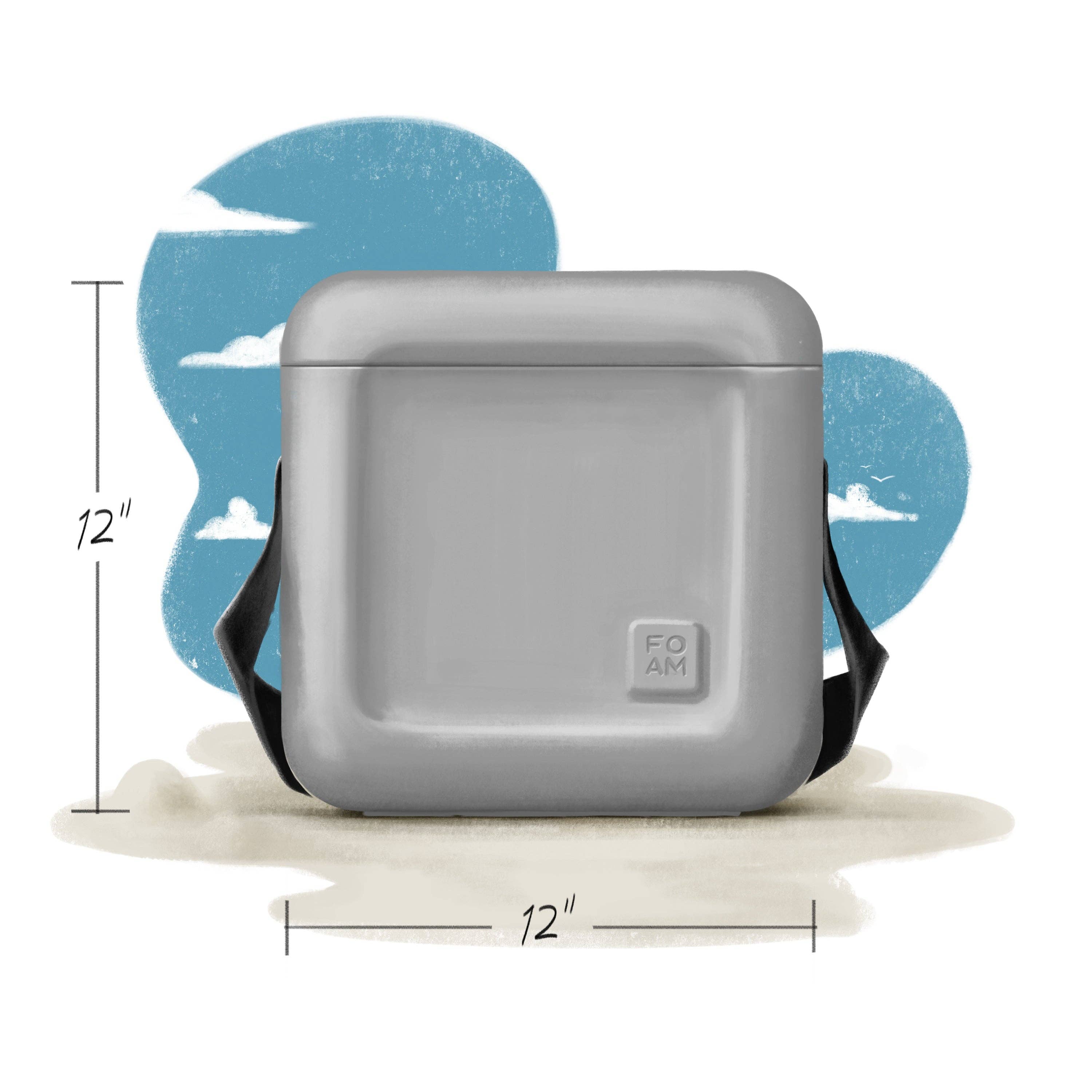 FOAM LLC - Venta al por mayor Nevera portátil/bolsa de refrigeración - Cool Grey6