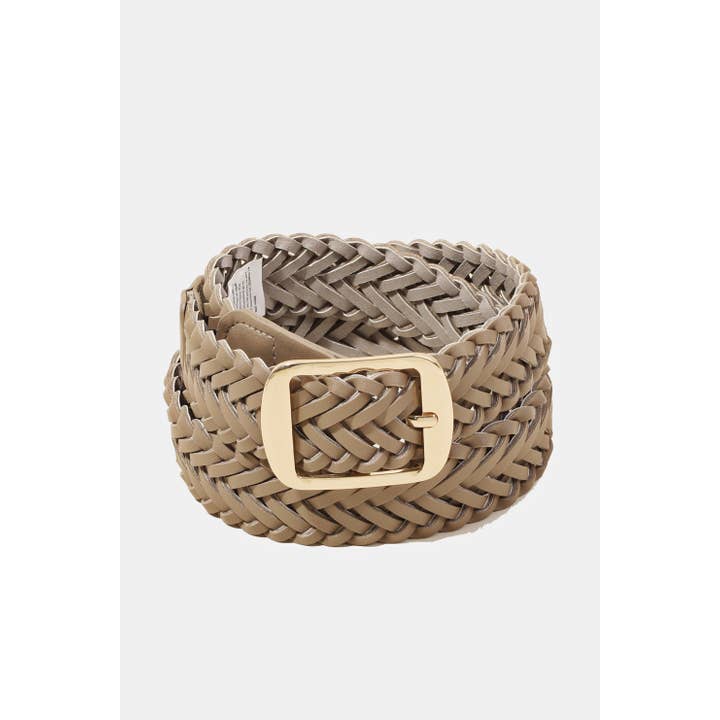 Collections by Fame Accessories - Wholesale Belt - Women's - Braided Vegan Leather Belt7