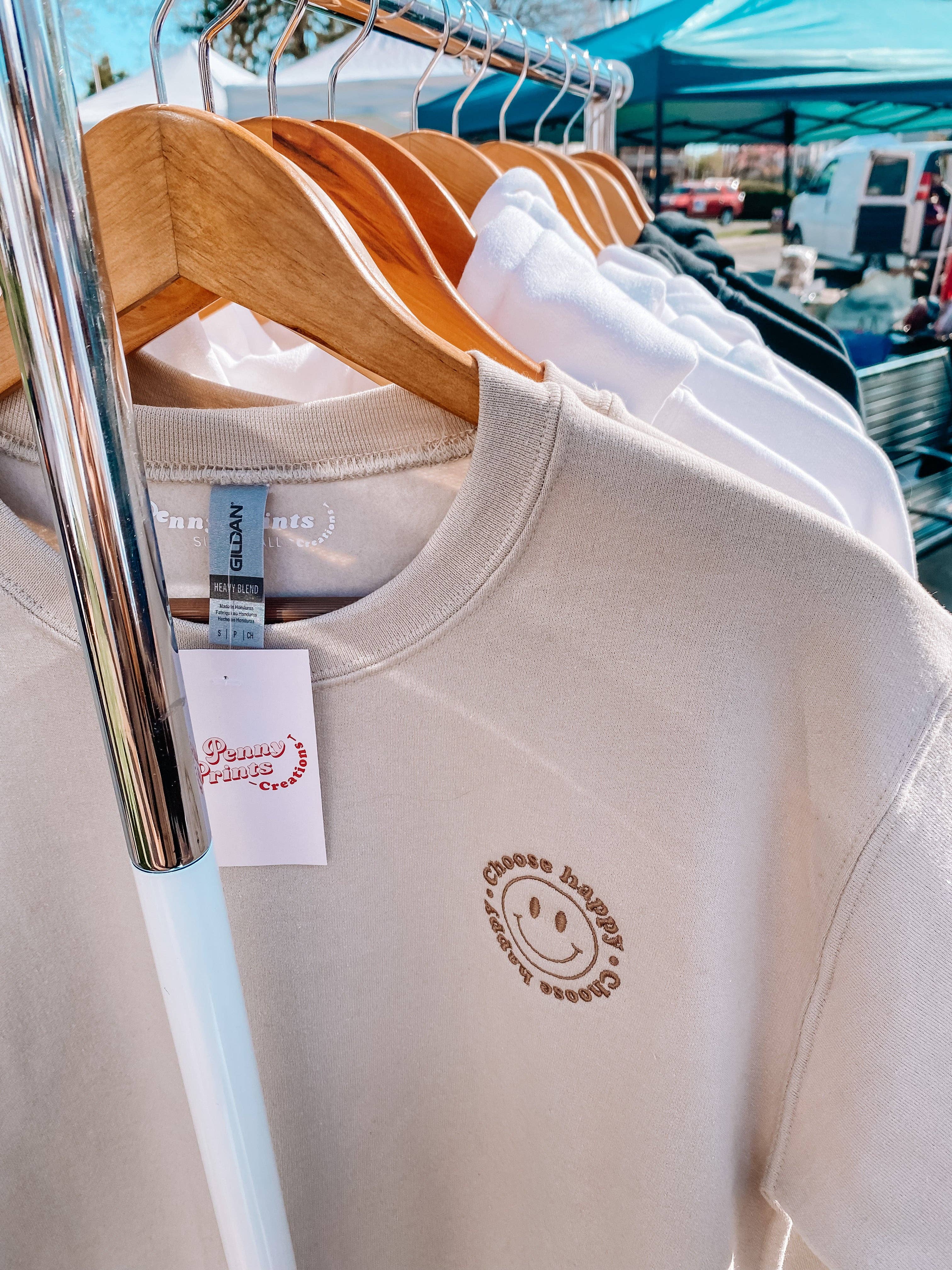 Penny & Co - Wholesale Sweatshirt - Women's - Choose Happy Crewneck4