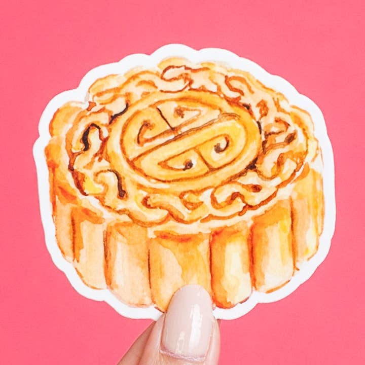 kathyphantastic - Wholesale Sticker - Asian Mooncake Sticker0