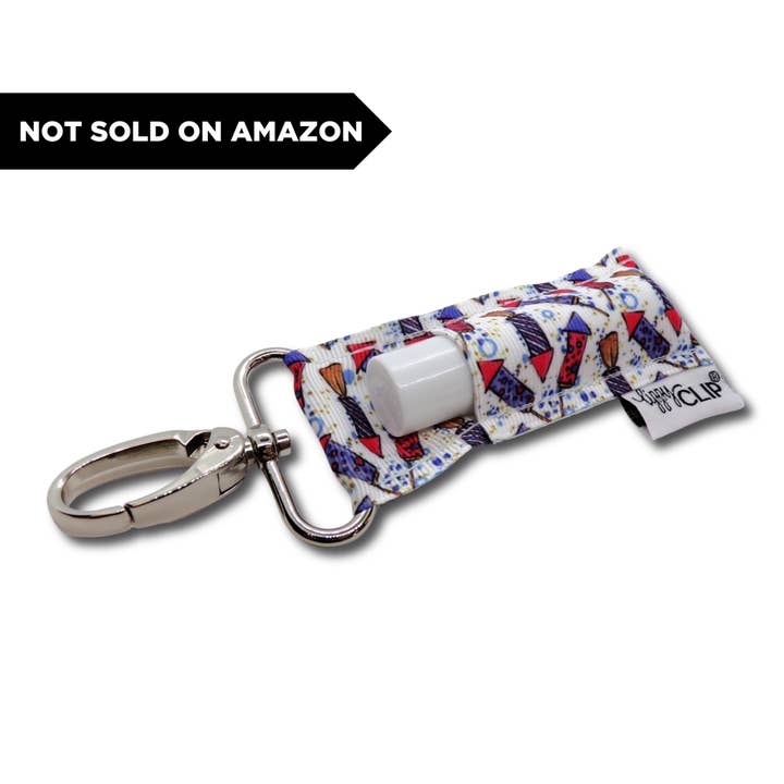 LippyClip Lip Balm Holder - Wholesale Lip Balm Case/Holder - Rockets Red Glare LippyClip® Lip Balm Holder for Chapstick