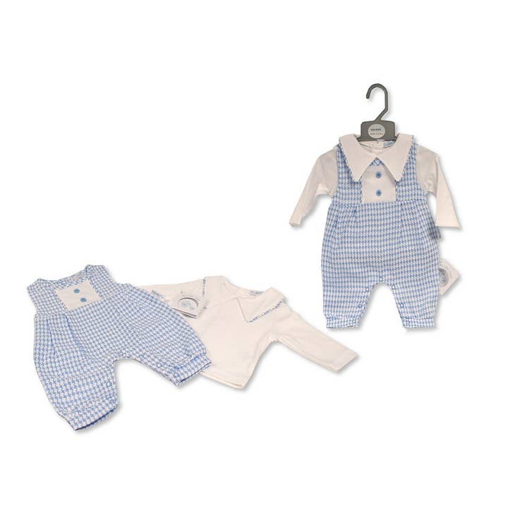 Baby Boys Long Dungaree 2 pcs Set -2577 for wholesale by Sheldon International