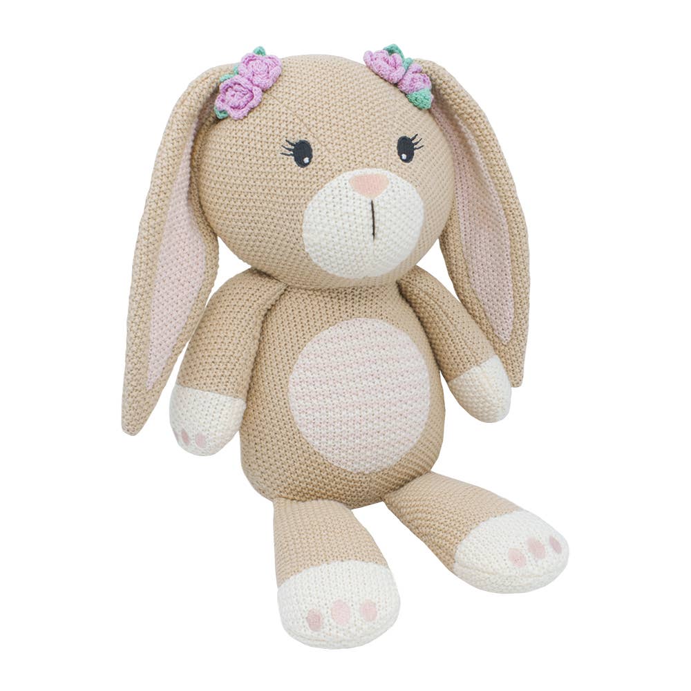 Living Textiles - Wholesale Stuffed/Plush Toy - Kids & Baby - Amelia the Bunny Knitted Toy1