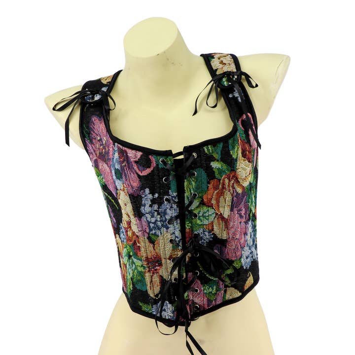 Western Fashion - Wholesale Corset - Women's - 2856- Flower print corset0