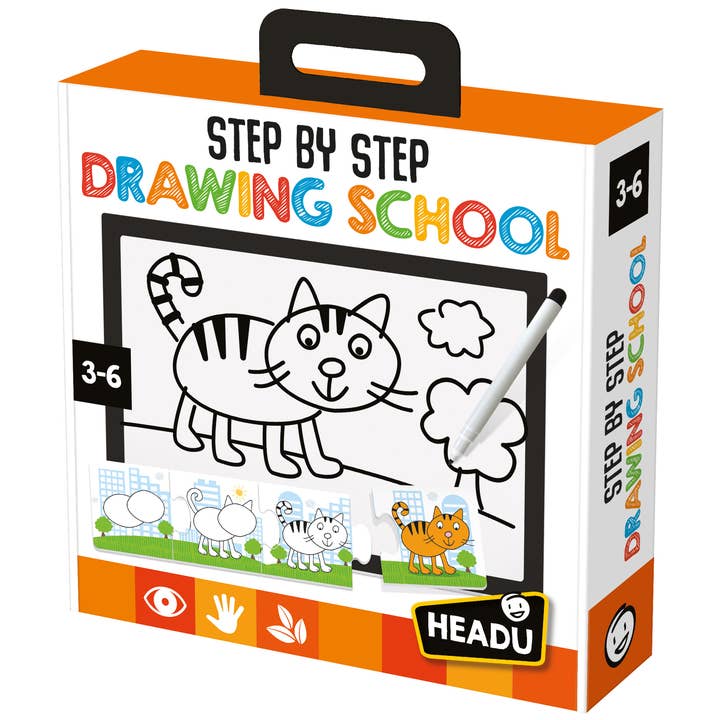 Step by Step Drawing School - Educational Preschool Toy for wholesale by Headu USA