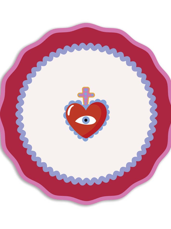 Round placemat BEATATE 2 for wholesale by Emily Evans