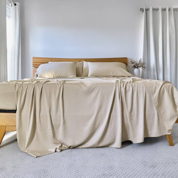 Bamboo Is Better - Wholesale Sheet Set - Copper Infused Bamboo Sheet Set - SUMMER SAND
