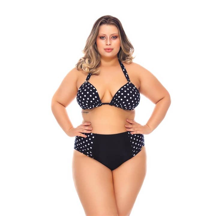 TOP DE BIKINI DOBLE CON DETALLES METÁLICOS para venta al por mayor de Lehona