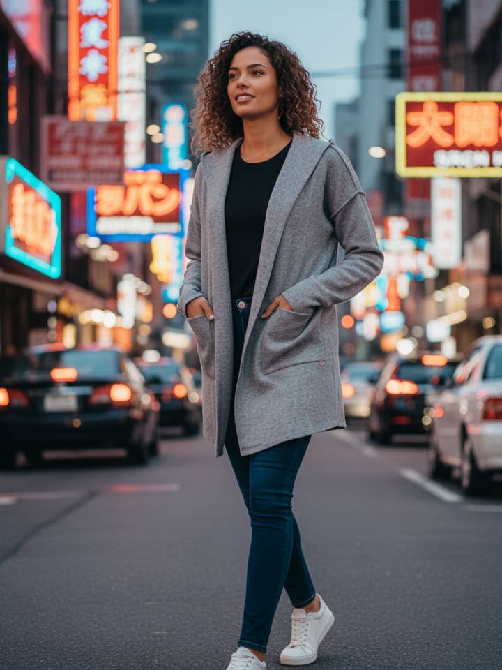 03211KOFTA MED HUVA OCH FRAMFICKOR för wholesale av LINEN & COTTON HOUSE