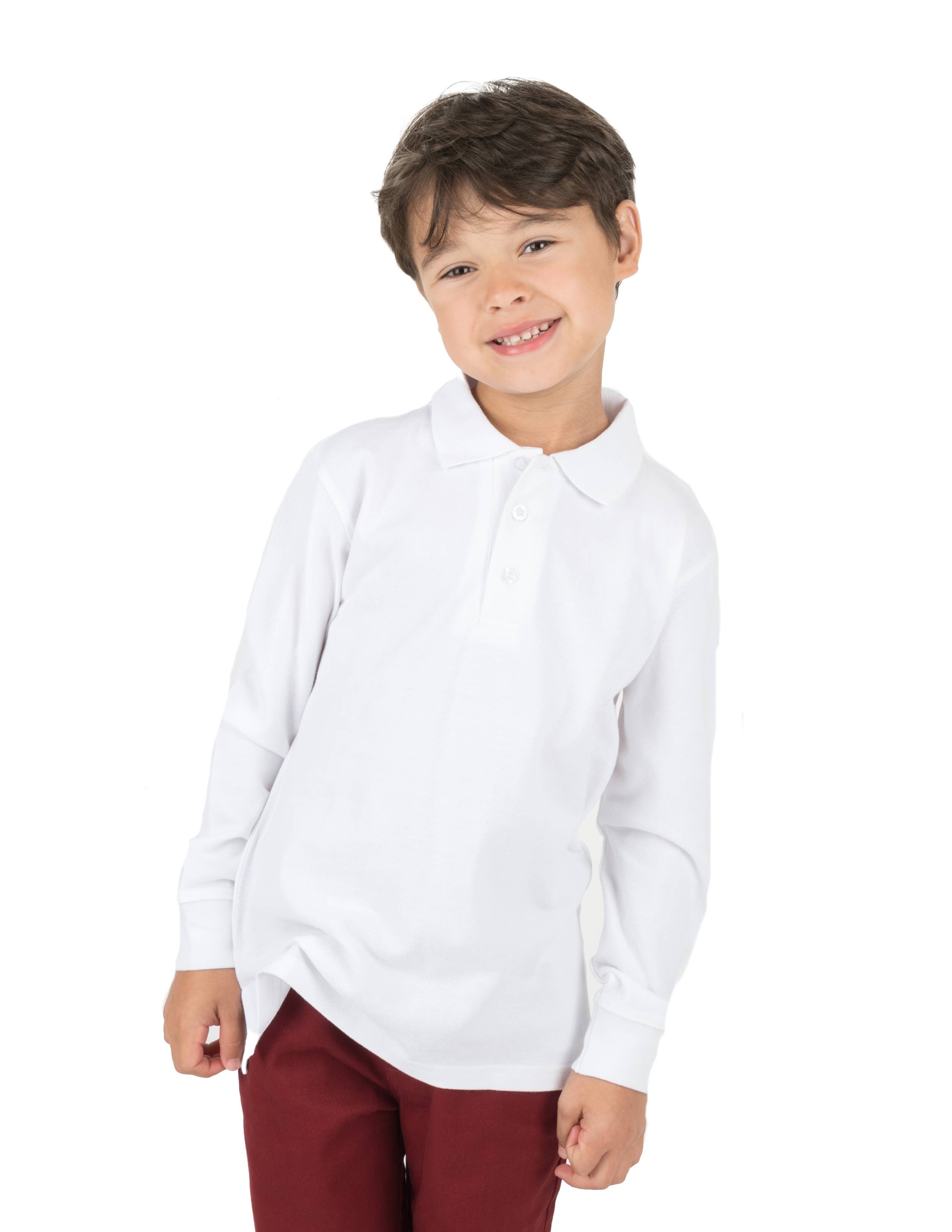 Leveret Pajamas – wholesale T-shirt – Kids – Kids Boys Long Sleeve Cotton Polo Shirt32