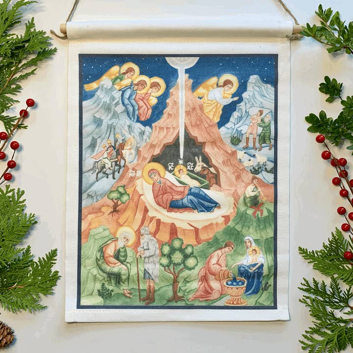 Nativity Banner for wholesale by DRAW NEAR DESIGNS, LLC