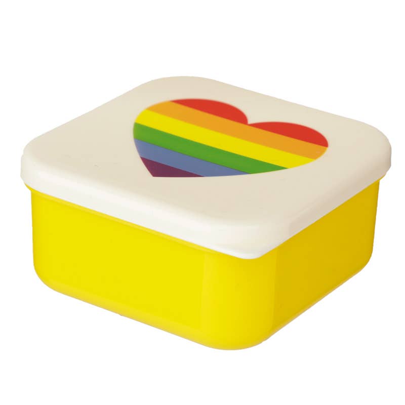 Puckator Ltd – wholesale Lunch bag/box – Set of 3 Lunch Box Snack Pots S/M/L - Somewhere Rainbow4